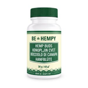 Konopljin cvet – CBD vršički, 60 kapsul